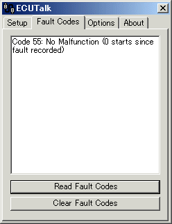 ECUTalk v1.3.2 - Fault Codes