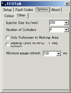 ECUTalk v1.3.2 - Option (Other)