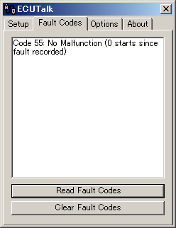 ECUTalk v1.3.2 - Fault Codes