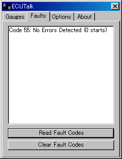 ECUTalk v1.3.5 - Fault Codes